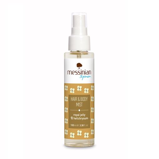 Messinian Spa Hair & Body Mist Royal Jelly & Helichrysum-Βασιλικός Πολτός & Ελίχρυσος 100ml