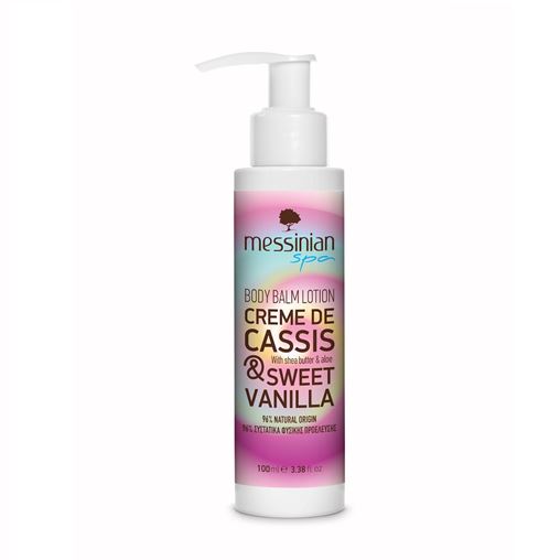 Messinian Spa Body Balm Γαλάκτωμα Σώματος Creme de Cassis & Sweet Vanilla 100ml
