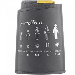 Microlife Soft Wide Range Cuff Περιχειρίδα Πιεσόμετρου Ενηλίκων M-L, 1τμχ MICROLIFE Πιεσόμετρα