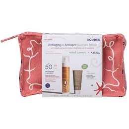 Korres Set Red Grape Sheer Glow Sunscreen Face Cream SPF50 50ml & Black Pine Firming Moisturizer20ml KORRES Αντηλιακά Σετ