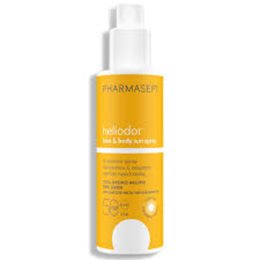 Pharmasept Heliodor Αντηλιακή Λοσιόν Προσώπου και Σώματος SPF50 σε Spray 165gr PHARMASEPT Αντηλιακά Σώματος