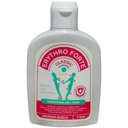 Erythro Forte Classic Lemon Κρέμα για Μυϊκούς Πόνους με Άρωμα Λεμόνι, 115ml  Πόνοι Μυών & Αρθρώσεων