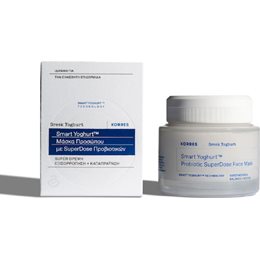 Korres Smart Yoghurt Μάσκα Προσώπου με Superdose Προβιοτικών, 100ml KORRES Μασκες