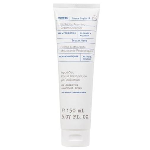 Korres Greek Yoghurt Foaming Cream Cleanser Αφρώδης Κρέμα Καθαρισμού με Προβιοτικά 150ml