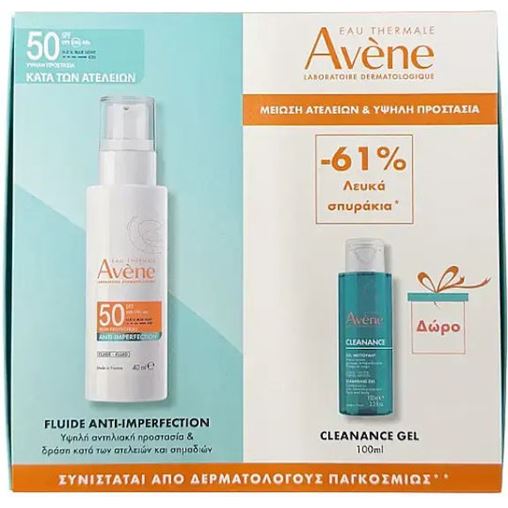 Avene Promo Anti-Imperfection Fluid Spf50, 40ml & Δώρο Cleansing Gel 100ml