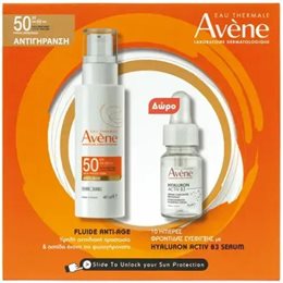 Avene Sun Promo Fluide Anti-Age SPF50 (40ml) & Δώρο Hyaluron Activ B3 Serum (10ml) AVENE Gift Ideas