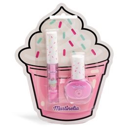 Martinelia Yummy Sweet Mini Nail & Lip Set με Βερνίκι Νυχιών, 3.5ml & Lip Gloss, 0.8ml, 1σετ  Παιδικά Αξεσουάρ