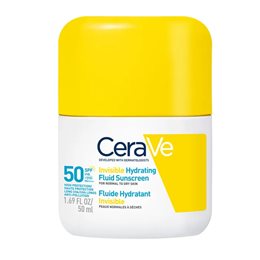 CeraVe Invisible Hydrating Fluid Sunscreen Αντηλιακό Προσώπου για Κανονική έως Ξηρή Επιδερμίδα SPF50 CERAVE Αντηλιακά Προσώπου