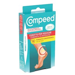 Compeed Επιθέματα για Φουσκάλες Μεσαίου Μεγέθους 10τμχ COMPEED Αυτοκόλλητα Επιθέματα Μικροτραυμάτων