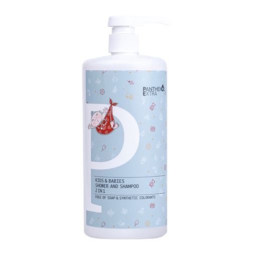 Panthenol Extra Kids & Babies Shower and Shampoo ,Παιδικό Σαμπουάν & Αφρόλουτρο σε Μορφή Gel 1000ml