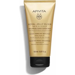 Apivita Royal Jelly Elixir Hair&Scalp Replumping Conditioning Mask Μαλακτική Μάσκα Αναδόμησης 150ml  APIVITA Τριχόπτωση / Ενδυνάμωση