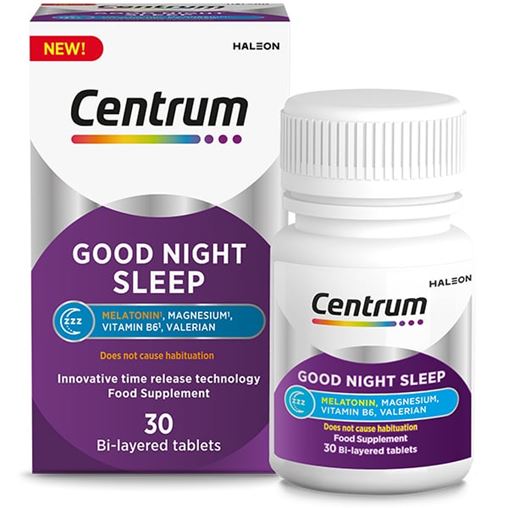 Centrum Good Night Sleep για Εύκολο και Ξεκούραστο Ύπνο 30 Ταμπλέτες