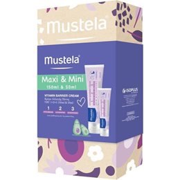 Mustela Maxi & Mini Diaper Change Vitamin Barrier Cream 1 2 3 Κρέμα Αλλαγής Πάνας 150 ml + 50 ml MUSTELA Gift Ideas