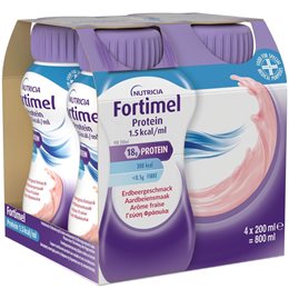 Nutricia Fortimel Extra Με Γεύση Φράουλα 4x200ml FORTIMEL Ειδική & Υγιεινή Διατροφή