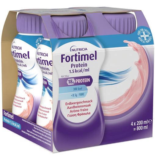 Nutricia Fortimel Extra Με Γεύση Φράουλα 4x200ml