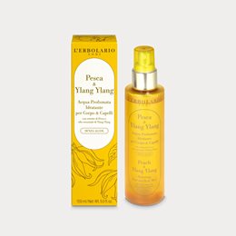 L 'erbolario Hydrating Hair Body Mist Peach & Ylang Ylang Αρωματικό νερό με Ροδάκινο&Υλανγκ 150ml  Body Mist
