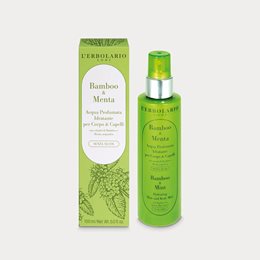L 'Erbolario Hydrating Hair and Body Mist Bamboo & Mint Αρωματικό νερό με Μπαμπού&Μέντα 150ml  Body Mist