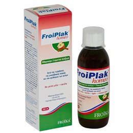 Froika Froiplak Homeo Mouthwash Apple-Cinnamon,Φθοριούχο Στοματικό Διάλυμα Γεύση Μήλο-Κανέλα 250ml FROIKA Στοματικά Διαλύματα