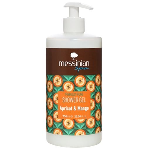 Messinian Spa Family Fun Shower Gel Apricot & Mango Αφρόλουτρο 750ml