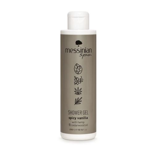 Messinian Spa Shower Gel Spicy Vanilla Αφρόλουτρο 250ml