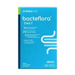 Olonea Bacteflora Daily Συμπλήρωμα διατροφής για το Γαστρεντερικό Σύστημα, 60caps BACTEFLORA Στομάχι-Έντερο
