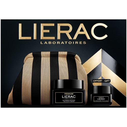 Lierac | Promo Premium The Silky Cream 50ml & ΔΩΡΑ The Eye Cream 20ml & Νεσεσέρ | 1σετ