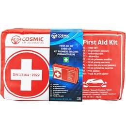 Cosmic Car Accessories First Aid Kit Φαρμακείο Πρώτων Βοηθειών για το Αυτοκίνητο (DIN 13164), 1κιτ  Διάφορα Είδη Πρώτων Βοηθειών