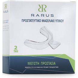 Rarus Μασελάκι Ύπνου Προστατευτικό για το Τρίξιμο Δοντιών - Βρουξισμό 2τμχ  Διάφορα