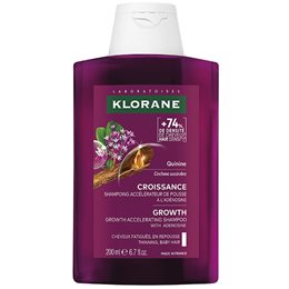 Klorane Quinine Length Σαμπουάν Eπιτάχυνσης της Aνάπτυξης με Αδενοσίνη και Κινίνη 200ml KLORANE Σαμπουαν