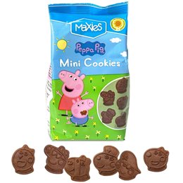 Maxies Peppa Pig Mini Cookies Παιδικά Μπισκότα Δημητριακών με Κακάο 100g NATURE S PLUS Παιδικά Σνακ