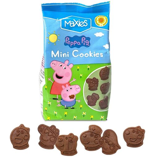 Maxies Peppa Pig Mini Cookies Παιδικά Μπισκότα Δημητριακών με Κακάο 100g