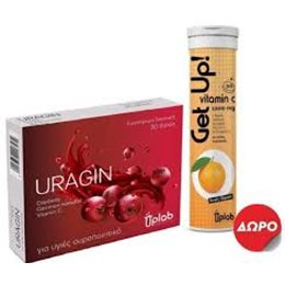 Uplab Promo Uragin 30 Δισκία & Δώρο Vitamin C 1000mg Πορτοκάλι 20Αναβ.Δισκία UPLAB Bιταμίνη C