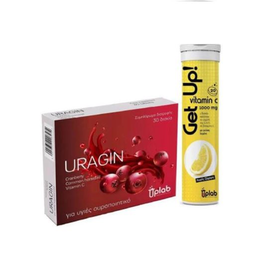 Uplab Promo Uragin 30 Δισκία & Δώρο Vitamin C 1000mg Λεμόνι 20Αναβ.Δισκία