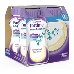 Nutricia Fortimel Protein 1.5 Kcal/ml Βανίλια 4 x 200 ml FORTIMEL Ειδική & Υγιεινή Διατροφή