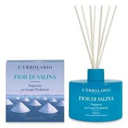 L'Erbolario Fior di Salina Αρωματικό Χώρου με Ξύλινα Sticks 200ml L ERBOLARIO Αρωματικά Χώρου - Κεριά