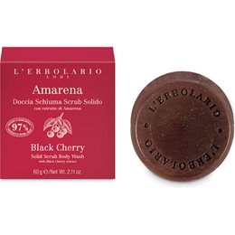 L'Erbolario Amarena Solid Scrub Body Wash ( Black Cherry) 60gr  Gift Ideas