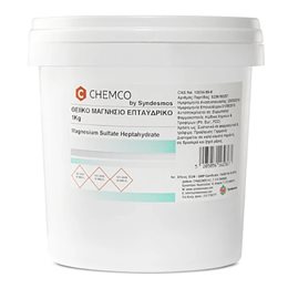 Chemco Θεϊκό Μαγνήσιο Επταϋδρικό Epsom Salt 1kg  Χημικά- Πρώτες Υλες
