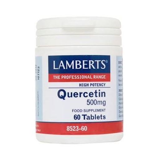 Lamberts Quercetin 500mg Αντιοξειδωτικό Συμπλήρωμα για το Καρδιαγγειακό Σύστημα 60 tabs
