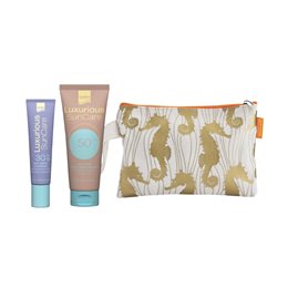 Luxurious SunCare Promo Anti-Aging Eye Cream Spf30,15ml&Slik Cover Natural Beige BB Cream Spf50,75ml LUXURIOUS Gift Ideas