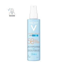 Vichy Capital Soleil UV-AQUA Ενυδατικό Spray Γαλάκτωμα Σώματος SPF50 200ml VICHY Αντηλιακά Σώματος