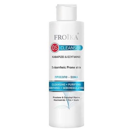 Froika DS Liquid Cleanser Σμηγματορυθμιστικό Καταπραϋντικό Υγρό Καθαρισμού Προσώπου Σώματος 200ml