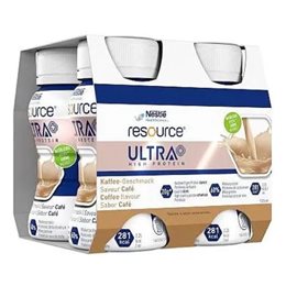 Nestle Resource Ultra + High Protein με Γεύση Καφέ 4x200ml  Ειδική & Υγιεινή Διατροφή