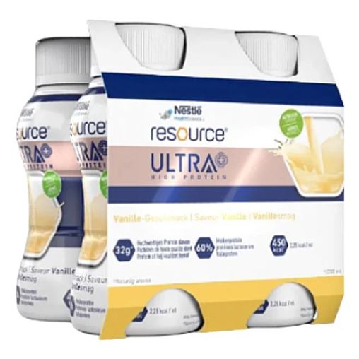 Nestle Resource Ultra + High Protein με Γεύση Βανίλια 4x200ml