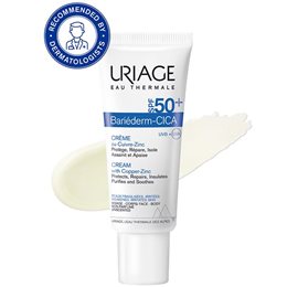 Uriage Bariederm-Cica Cream Αναπλαστική & Επανορθωτική Κρέμα SPF50+, 40ml URIAGE Επανόρθωση / Σύσφιγξη