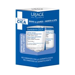 Uriage Bariederm-Cica Promo Repairing Hand Cream 50ml & Protective Lip Balm 15ml URIAGE Gift Ideas