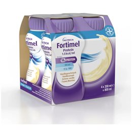 Nutricia Fortimel Protein Vanilla 18g, Υπερπρωτεϊνικό Πόσιμο Σκεύασμα με Γεύση Βανίλια 4x200ml FORTIMEL Ειδική & Υγιεινή Διατροφή