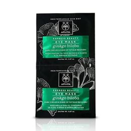 Apivita Express Beauty Μάσκα Ματιών με Γκίνγκο Μπιλόμπα 2x2ml APIVITA Μασκες