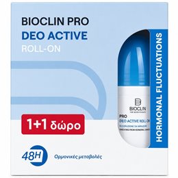 Bioclin Deo Active Roll-On 48H Αποσμητικό 2 x 50 ml (1+1 Δώρο) BIOCLIN Αποσμητικά