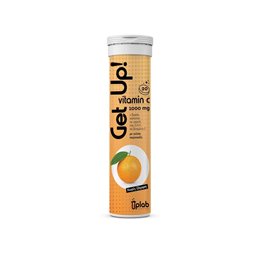 Uplab Get Up Vitamin C 1000mg Συμπλήρωμα Διατροφής με Γεύση Πορτοκάλι 20 Αναβράζοντα Δισκία UPLAB Ανοσοποιητικό