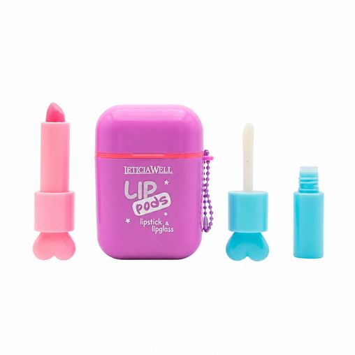 Leticia Well Lip Pods Lip Balm & Lip Gloss (11166-Μωβ), 1τμχ